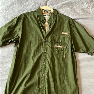 Columbia Olive Green Utility Shirt